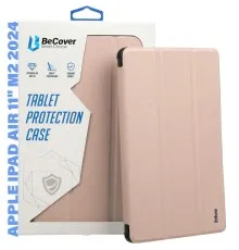 Чехол для планшета BeCover Tri Fold Soft TPU Silicone Apple iPad Air 11" M2 2024 Pink (711410)