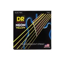 Струни для гітари DR Strings NEON Yellow Electric - Light (09-42) (NYE-9)