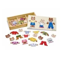 Розвиваюча іграшка Melissa&Doug Одень семью медведей (MD13770)