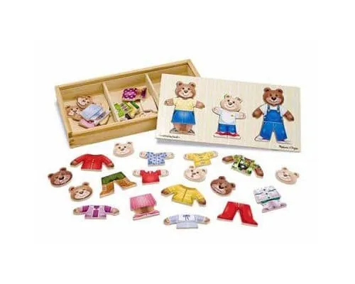 Розвиваюча іграшка Melissa&Doug Одень семью медведей (MD13770)