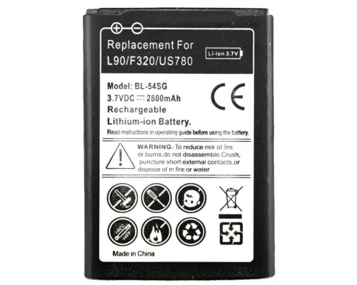 Акумуляторна батарея PowerPlant LG BL-54SG (DV00DV6238)