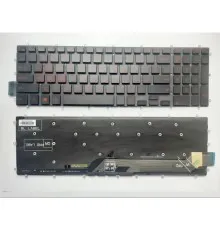 Клавіатура ноутбука Dell Inspiron Gaming 15-7566/7577 черн.без рамки/с подсв. US (A43465)