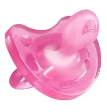 Пустышка Chicco Physio Soft силиконовая 6-16 мес розовая 1 шт (02712.11.00.00)