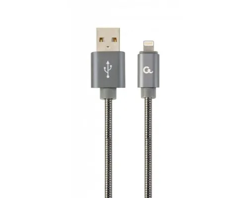 Дата кабель USB 2.0 AM to Lightning 1.0m Cablexpert (CC-USB2S-AMLM-1M-BG)