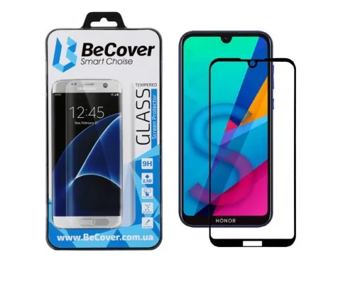 Скло захисне BeCover Honor 8S Black (704075)