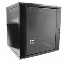 Шкаф настенный Hypernet 12U 19" 600x600 (WMNC66-12U-FLAT-BLACK)