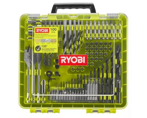 Набор сверл и бит Ryobi RAKDD100, 100 шт (5132004666)