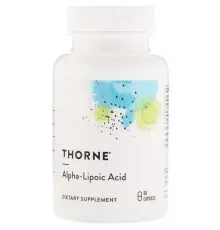 Антиоксидант Thorne Research Альфа-ліпоєва кислота, Alpha-Lipoic-Acid, 60 капсул (THR-79701)