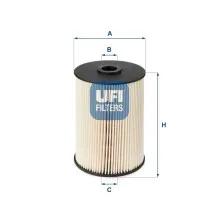 Фільтр паливний UFI 26.021.00