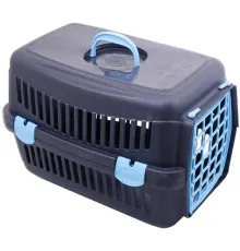Переноска для животных SGbox для животных до 6 кг 48х32х32 см пластик (черная/микс) (2700000016053)