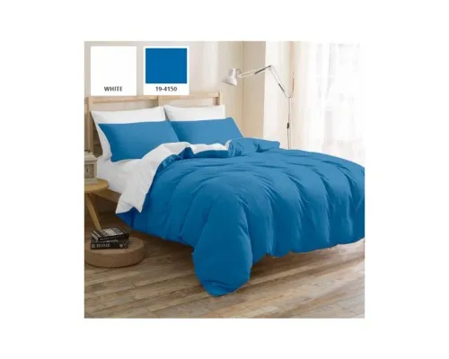 Постільна білизна MirSon King Size Бязь Premium Pablo Blue (11-2107+19-4150) 220х240 (2200001172449)