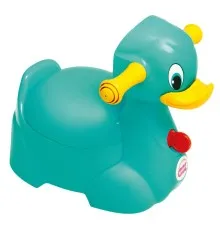 Горщик Ok Baby Quack з ручками для безпеки дитини, бірюзовий (37077230)
