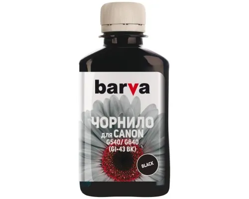 Чорнило Barva Canon GI-43 180 мл, BK (CGI43-847)