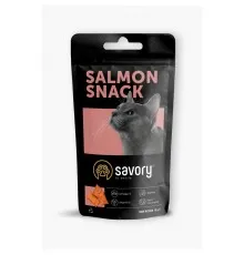 Лакомство для котов Savory Snack Salmon 60 г (подушечки с лососем) (4820232631454)