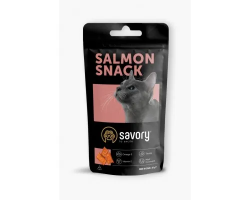 Ласощі для котів Savory Snack Salmon 60 г (подушечки з лососем) (4820232631454)