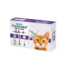 Капли для животных SUPERIUM Panacea Противпаразитарные для кошек от 0.5 до 4 кг (9134)