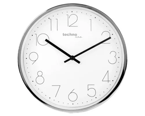 Настінний годинник Technoline WT7210 White/Silver (DAS301798)