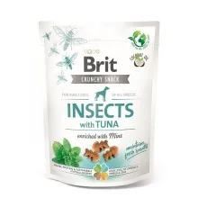 Лакомство для собак Brit Care Dog Crunchy Cracker Insects насекомые, тунец, мята 200 г (8595602551507)