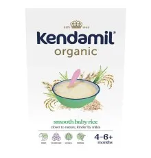 Детская каша Kendamil Organic Безмолочная рисовая с 4-6 месяцев 120 г (92000010)