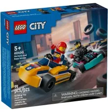 Конструктор LEGO City Картинг і гонщики 99 деталей (60400)