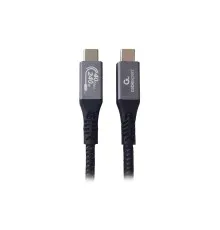 Дата кабель USB-C to USB-C 1.5m USB4 40Gbps/240W(48V5A)/8K60Hz Cablexpert (CCBP-USB4-CMCM240-1.5M)