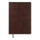 Книга записна Buromax Bellagio 96 аркушів А5 у клітинку коричневий (BM.295118-19)