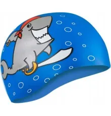 Шапка для плавання Aqua Speed Kiddie 142-Shark 1783 синій Діт OSFM (5908217617835)