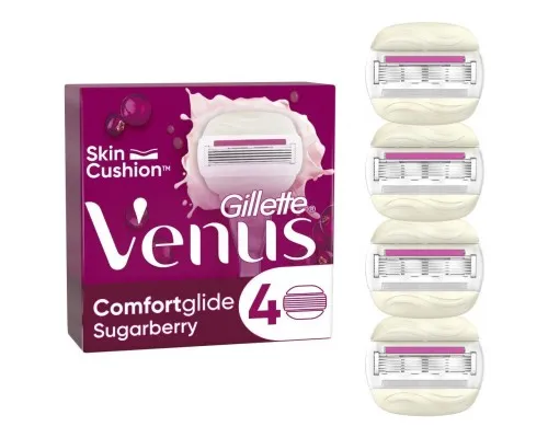 Змінні касети Gillette Venus Comfortglide Sugarberry Plus Olay 4 шт. (8700216122849)