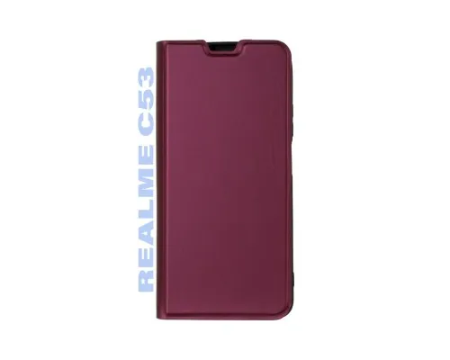 Чехол для мобильного телефона BeCover Exclusive New Style Realme C53 Red Wine (711203)