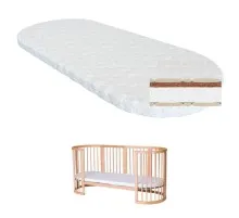 Матрас для детской кроватки Ingvart на диванчик Smart Bed Oval кокос+поролон, 60х168 см (6026262)
