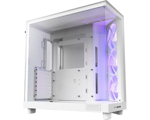 Корпус NZXT H6 Flow RGB All White (CC-H61FW-R1)