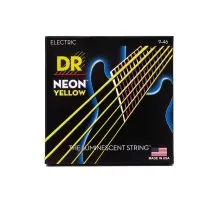 Струни для гітари DR Strings NEON Yellow Electric - Light Heavy (09-46) (NYE-9/46)