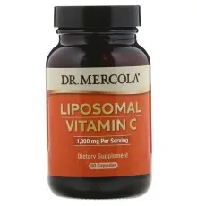 Витамин Dr. Mercola Витамин C в липосомах, 1000 мг, Liposomal Vitamin C, 60 кап (MCL-01499)