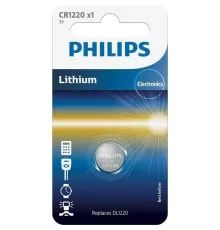 Батарейка Philips CR1220 PHILIPS Lithium (CR1220/00B)