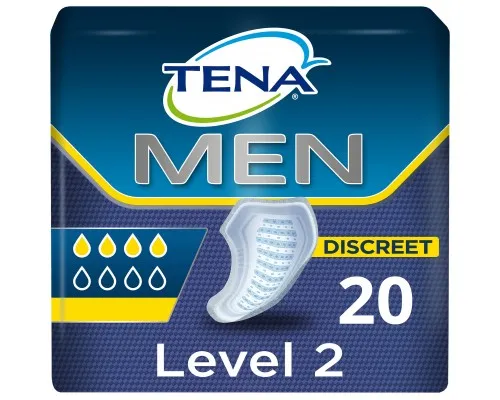 Урологічні прокладки Tena for Men Level 2 20 шт. (7322540016383/7322541493237)