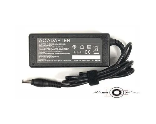 Блок питания к ноутбуку PowerPlant ACER 220V, 19V 65W 3.42A (5.5*2.5) (AC65F5525)