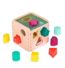 Развивающая игрушка Battat деревянная игрушка-сортер - Волшебный куб (BX1763Z)