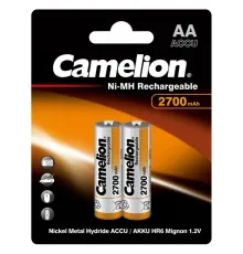 Аккумулятор Camelion AA 2700 mAh Ni-MH * 2 R6-2BL (NH-AA2700BC2 / NH-AA2700BP2)