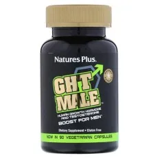 Вітамін Natures Plus Підсилювач Тестостерона для Чоловіків, GHT Male, 90 гелевих (NAP-48719)