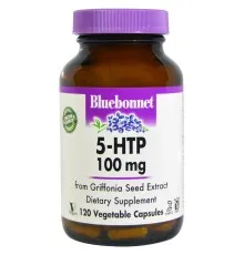 Амінокислота Bluebonnet Nutrition 5-HTP (гідроксітріптофан), 100 мг, 120 капсул (BLB0053)