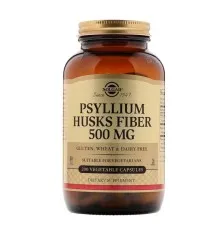 Трави Solgar Подорожник (Псіліум), Psyllium Husks Fiber, 500 мг, 200 веге (SOL-02315)