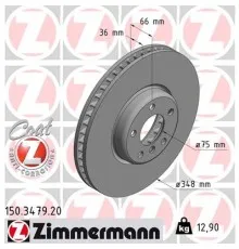 Тормозной диск ZIMMERMANN 150.3479.20