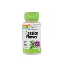 Травы Solaray Пассифлора, Passion Flower, 100 капсул (SOR-01430)