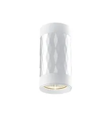 Світильник точковий Videx під лампу GU10 SPF03A накладний білий + срібляста призма (VL-SPF03A-SPW)