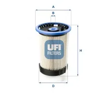 Фільтр паливний UFI 26.065.00