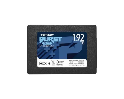 Накопичувач SSD 2.5 1.92TB Burst Elite Patriot (PBE192TS25SSDR)