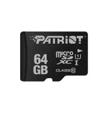 Карта памяти Patriot 64GB microSD class10 UHS-I (PSF64GMDC10)