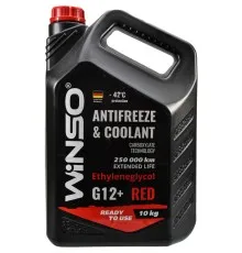 Антифриз WINSO COOLANT WINSO RED G12+ 10kg (881050)