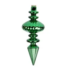 Ялинкова іграшка Novogod`ko Бурулька, пластик, 23 cм, зелена, глянець (974092)