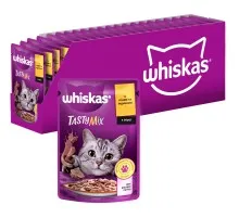 Вологий корм для кішок Whiskas TastyMix Ягня, Індичка 85 г (4770608262440)